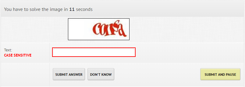 captcha online data entry