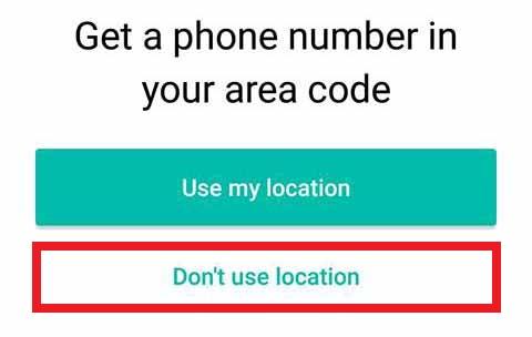 Dont Use Location