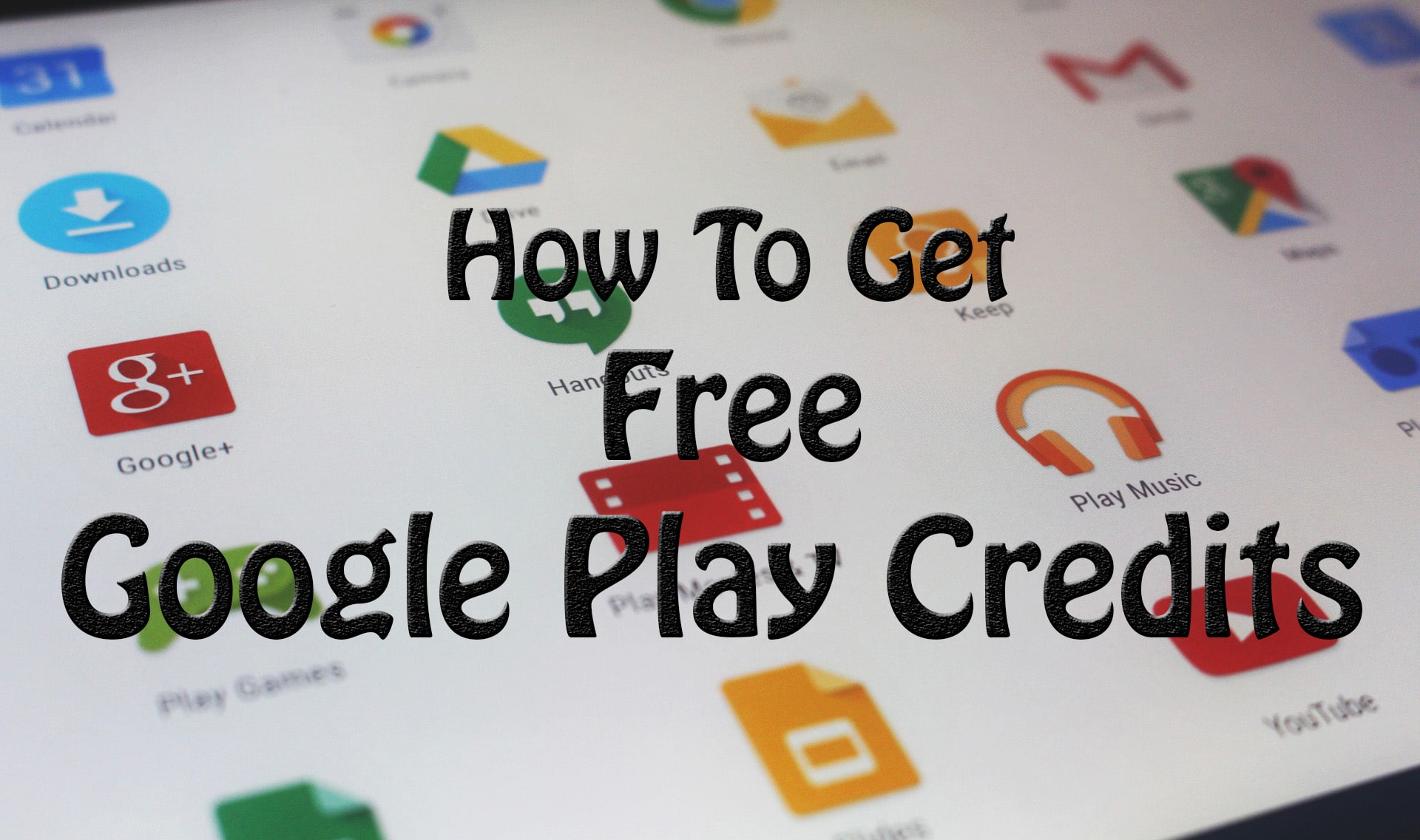 Free Google Play Credits