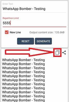 WhatsApp Text Repeater