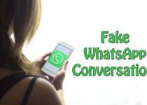 Fake WhatsApp Conversation