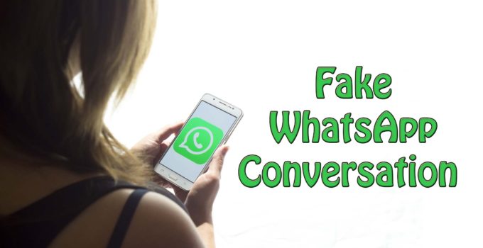 Fake WhatsApp Conversation