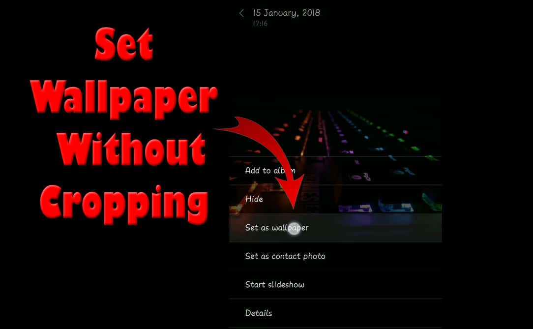 Set Wallpaper Without Cropping
