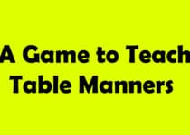 A Game to Teach Table Manners