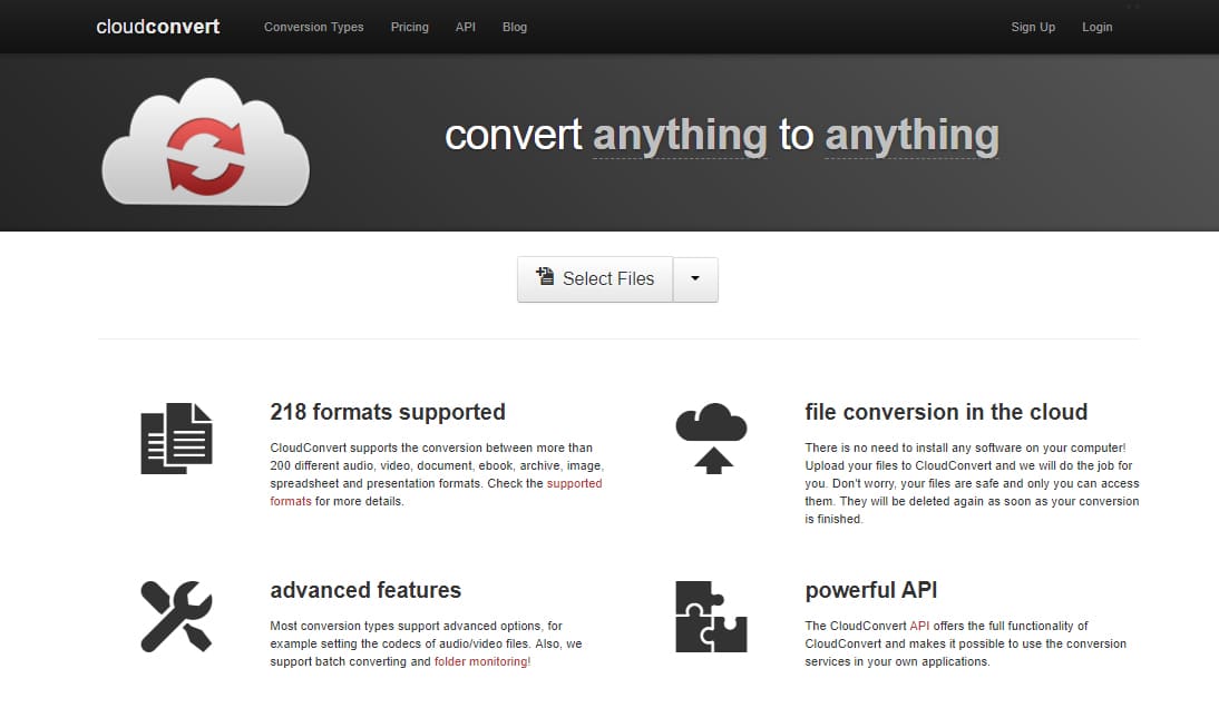 CloudConvert Video Converter