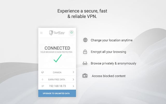 SurfEasy VPN For Chrome