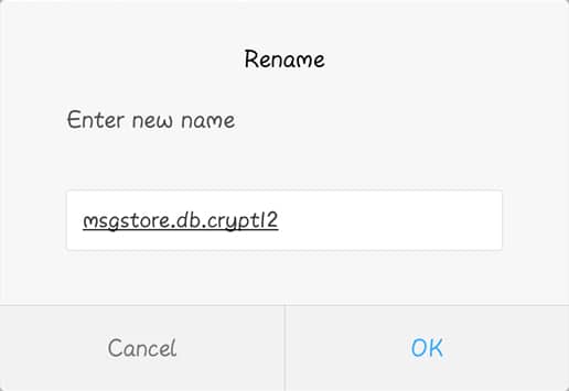 Rename Backup File