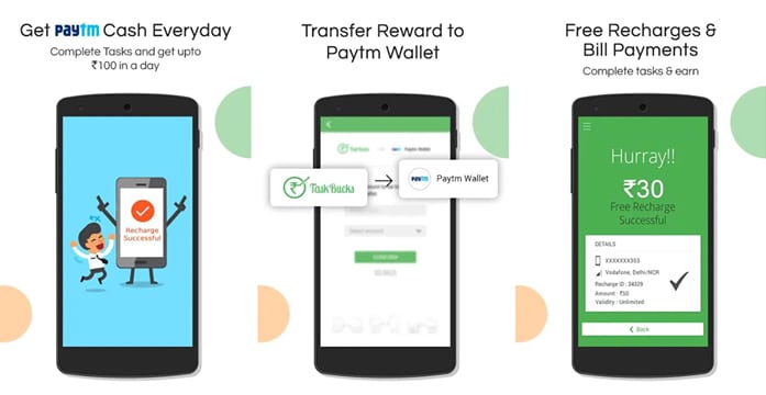 Taskbucks Paytm Cash App