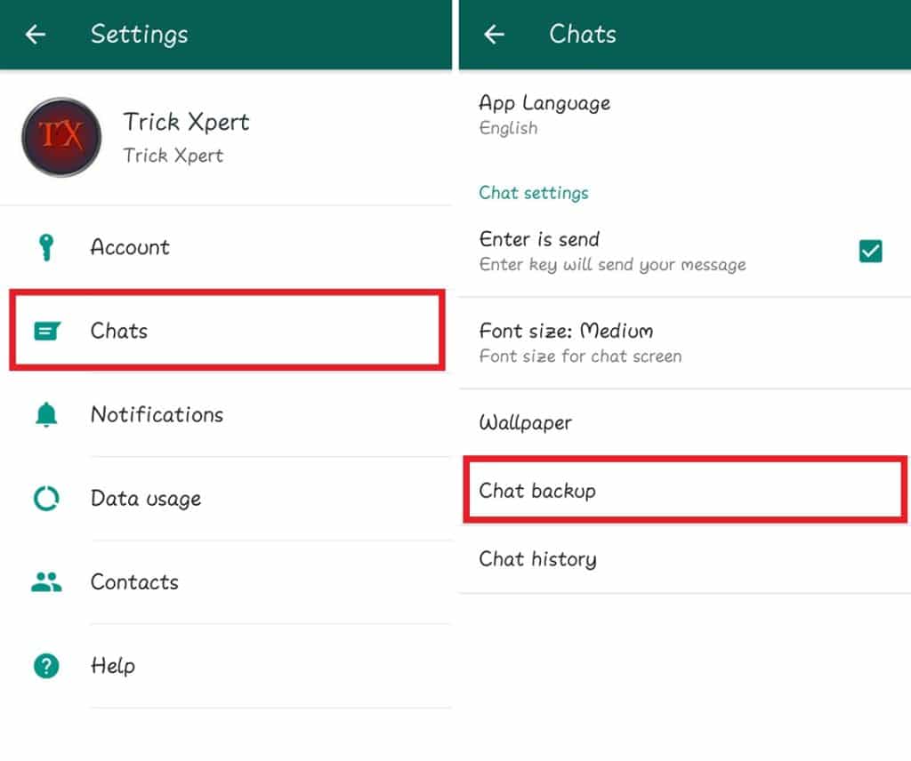 WhatsApp Chat Backup