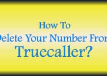 Delete Number From Truecaller
