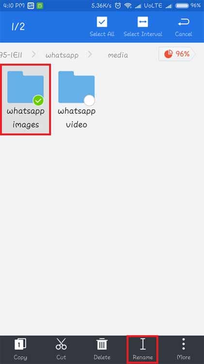 Rename WhatsApp Images