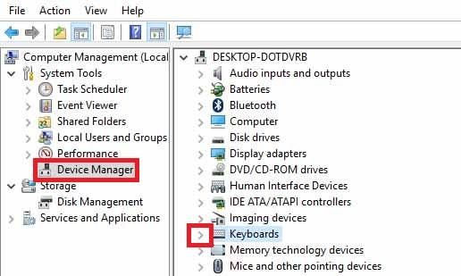 Drop Down Device Manager