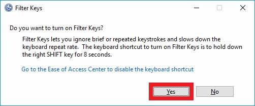 Filter Keys