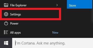 Windows Settings
