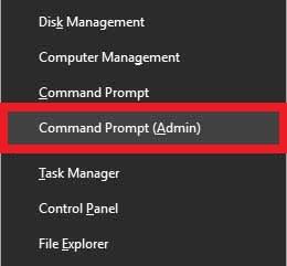 Open Command Prompt