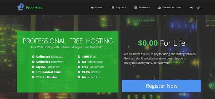 ProFreeHost Hosting