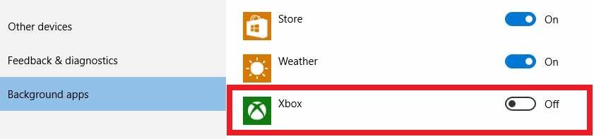 Turn Off Xbox App