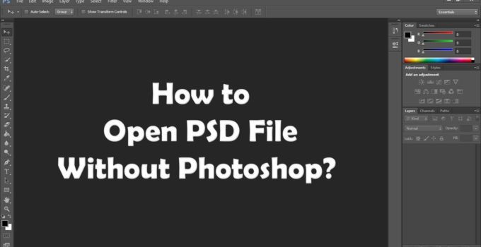 Open PSD File Without Photoshop