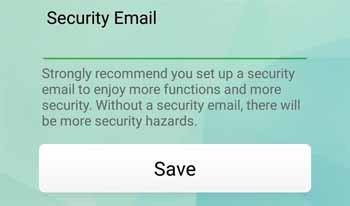 Security Email