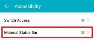 Accessibility Option