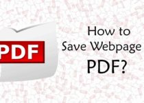 Save Webpage As PDF