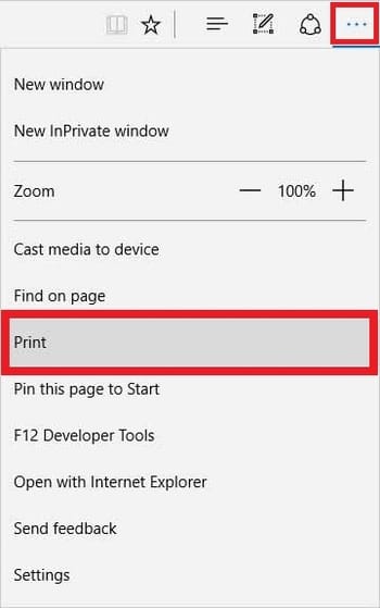 Save Webpage On Microsoft Edge