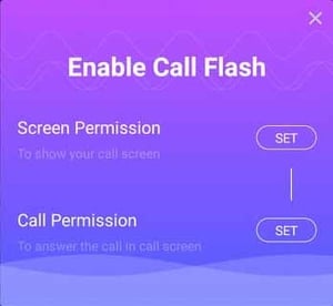 Enable Call Flash