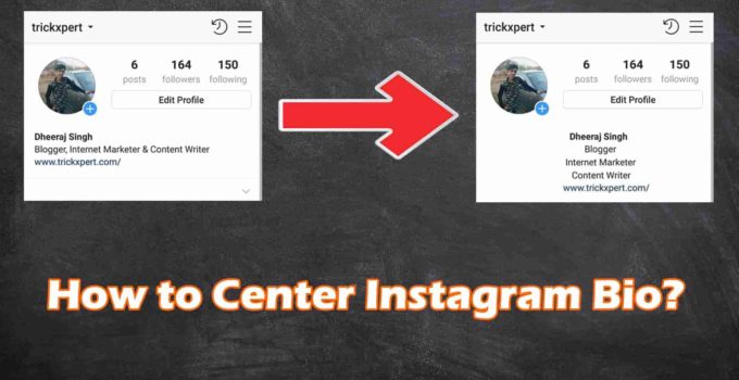 How to Center Instagram Bio