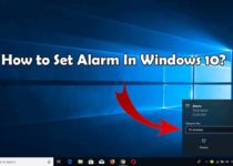Set Alarm In Windows 10