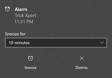 Windows 10 Alarm