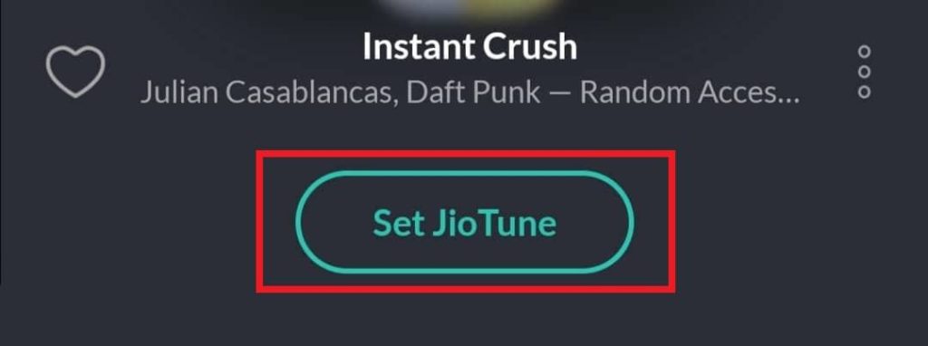 Set JioTune In JioSaavn